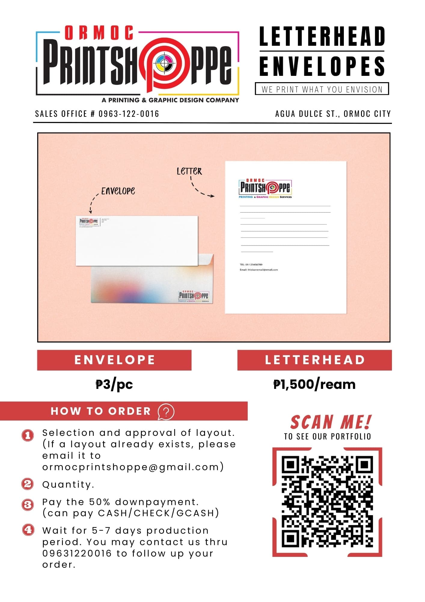 Letterhead  Envelopes (with Price).jpg